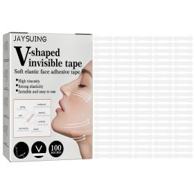 Jaysuing Invisible Patch Face Lifting Patch Fade Fine Lines Firming Lifting Chin Muscle Contouring Patch Shrinking Patch (Option: 1pcs)